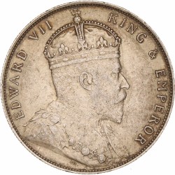 Straits Settlement. Edward VII. Dollar. 1907.