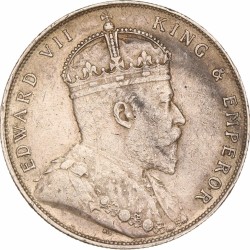 Straits Settlement. Edward VII. Dollar. 1907.