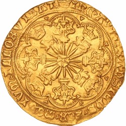 Great Britain. Edward IV. AV Ryal or Rose-Noble. N.D. (1464 - 1470 AD).