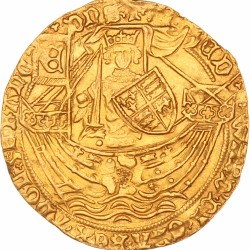 Great Britain. Edward IV. AV Ryal or Rose-Noble. N.D. (1464 - 1470 AD).