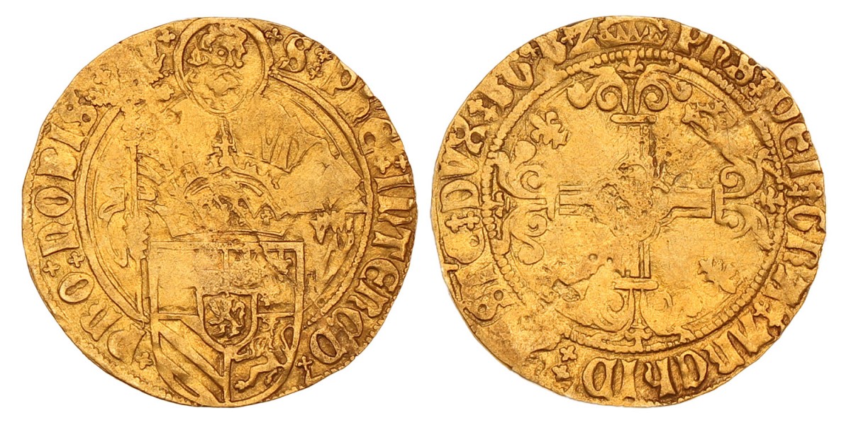 St. Filipsgulden. Brabant. Antwerpen. Filips de Schone. Z.j. (1500 - 1506). Fraai / Zeer Fraai.