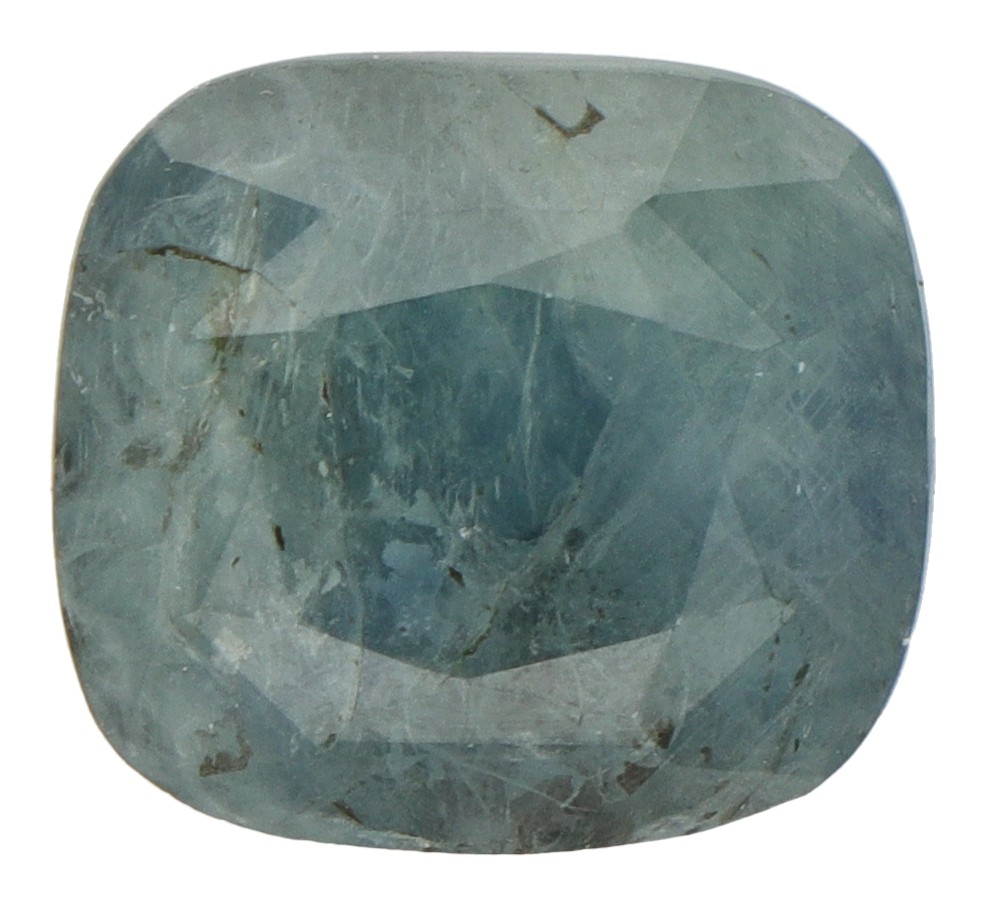 GJSPC-gecertificeerde natuurlijke blauwe saffier 8.14 ct.