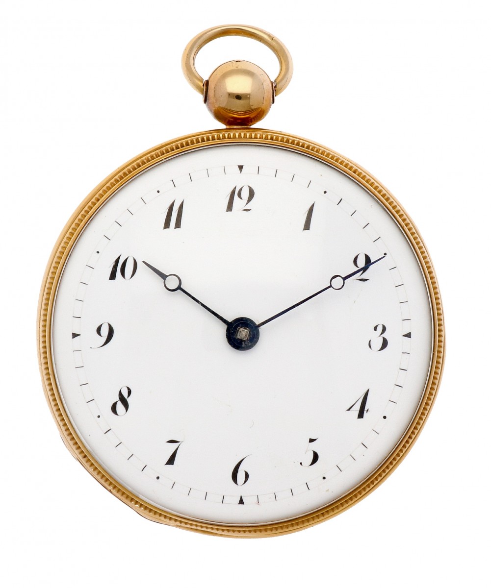 Herenzakhorloge Goud - ca. 1820.