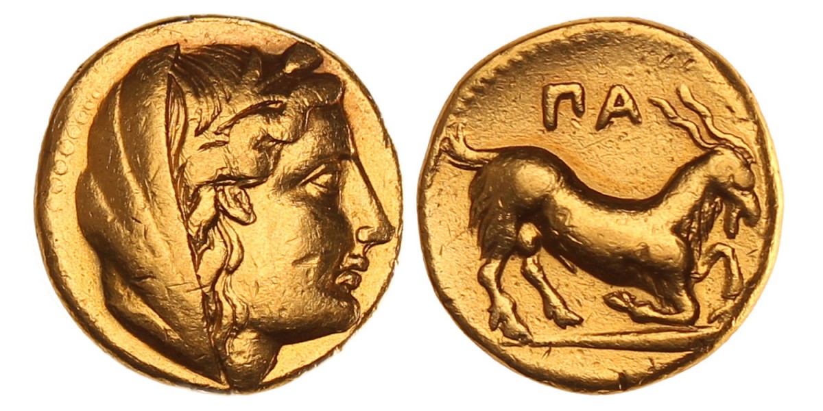 Cyclades Islands. Paros. AV Stater. N.D. (3rd - 2nd century BC).