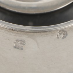 Komfoor zilver.
