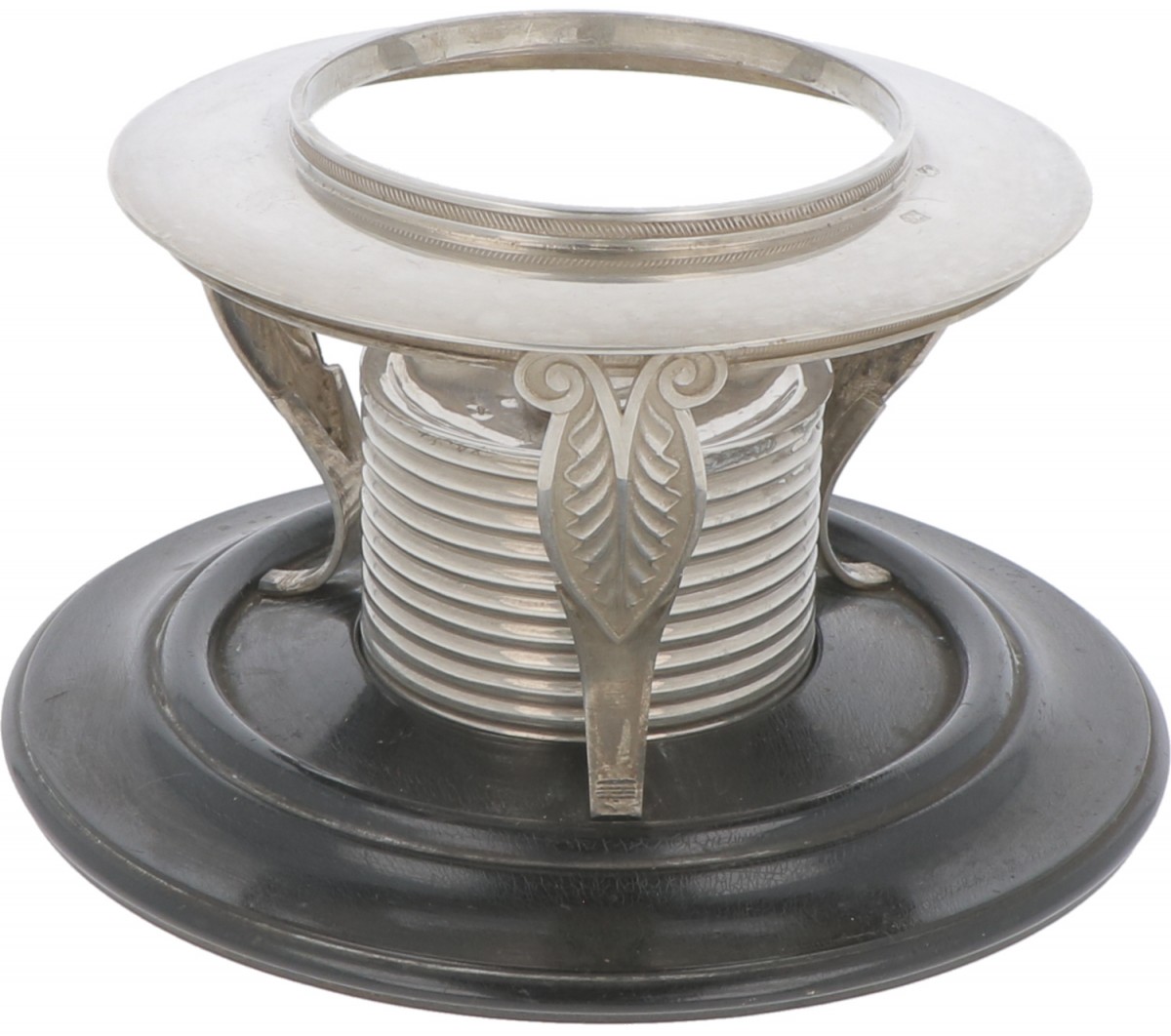 Komfoor zilver.