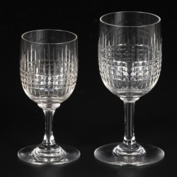 (15) delige set Baccarat glazen.
