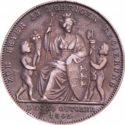 German states. Württemberg. Wilhelm I. Gulden. 1841.