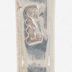 Lepel (London Henry Morris 1740 ) zilver.