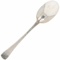 Lepel (London Henry Morris 1740 ) zilver.