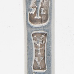Lepel (Middelburg Willem Langebeke 1769-1806) zilver.