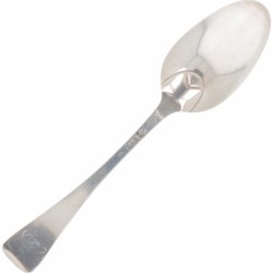 Lepel (Middelburg Willem Langebeke 1769-1806) zilver.