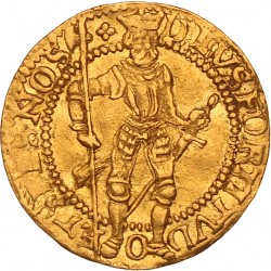 Gouden Dukaat - Hongaars type. West-Friesland. 1588/86 (?). Zeer Fraai.