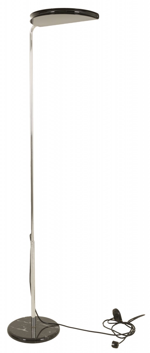 Een design vloerlamp, laatste kwart 20e eeuw.