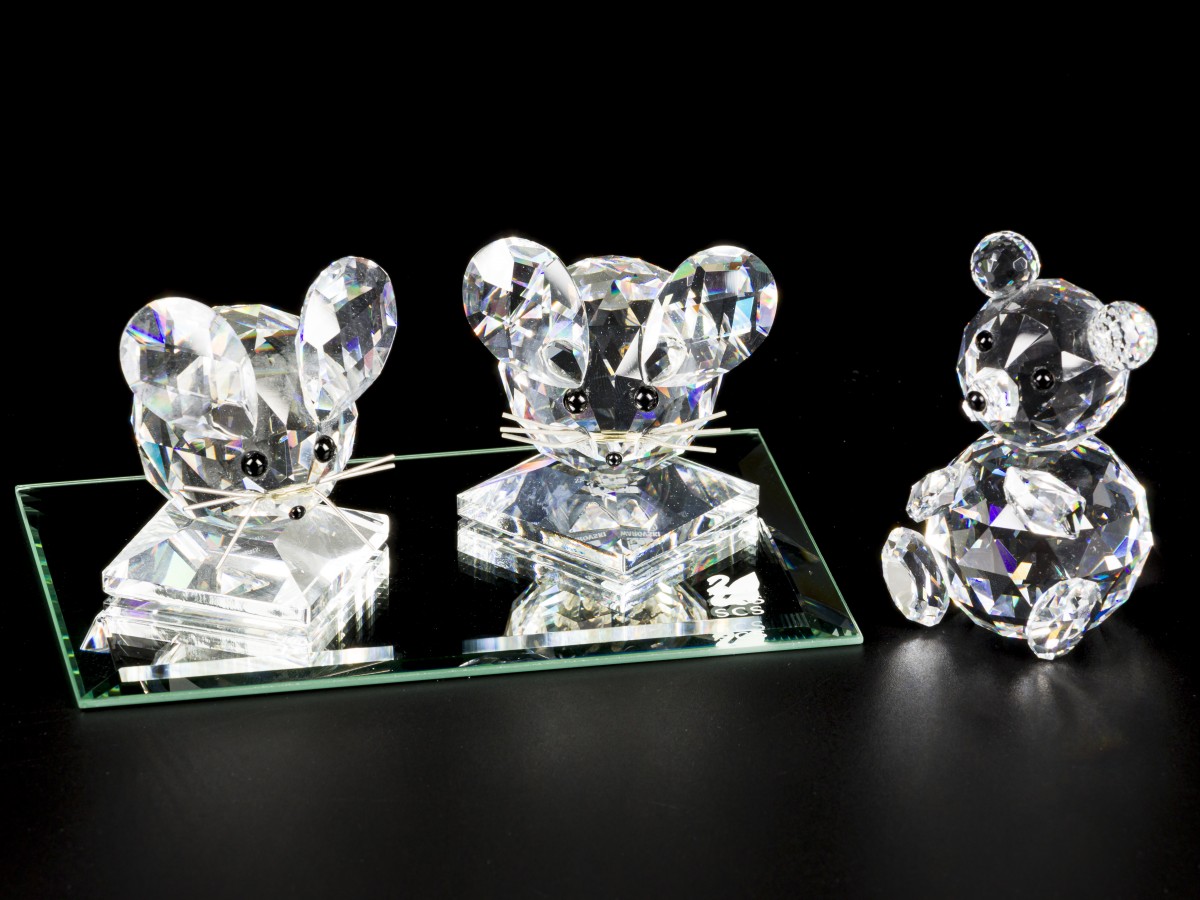 (4) delig lot Swarovski miniaturen