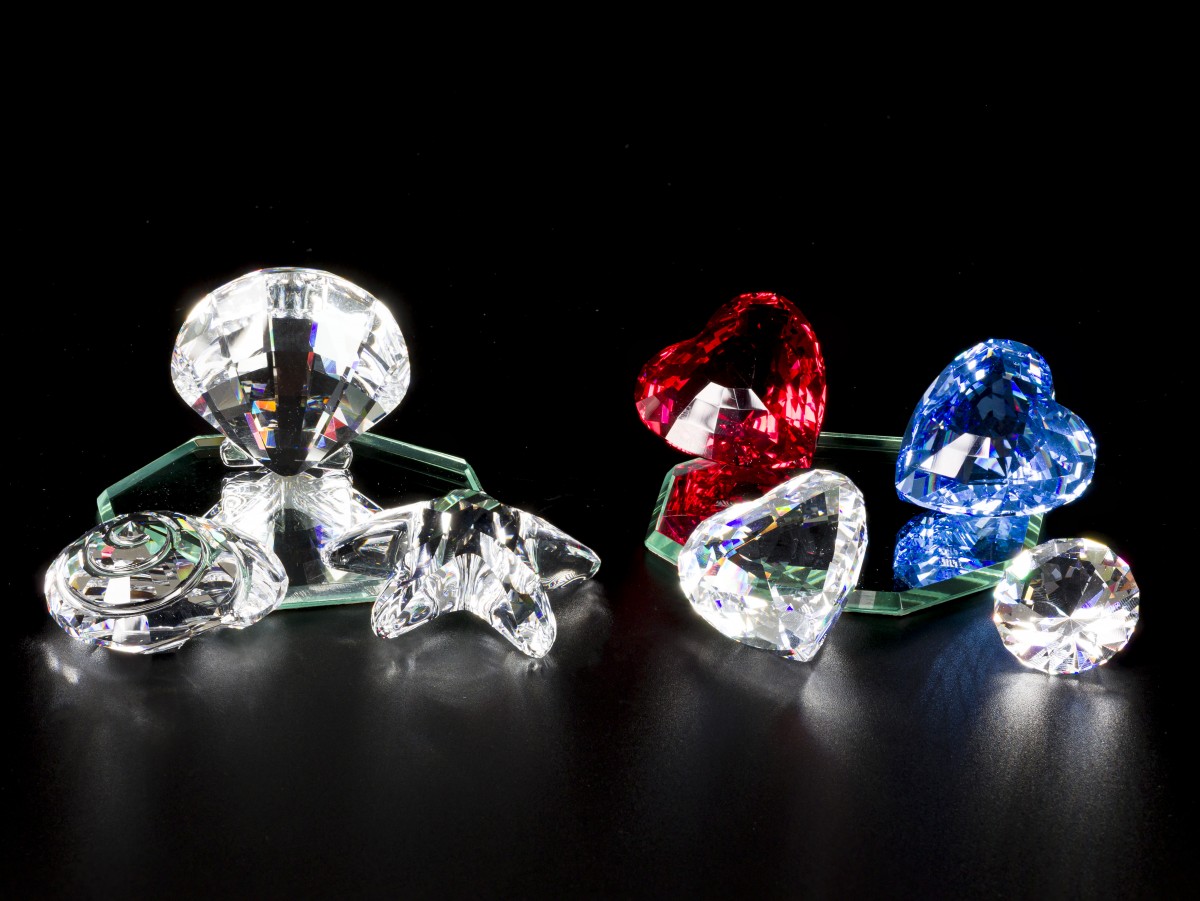 (9) delig lot Swarovski miniaturen