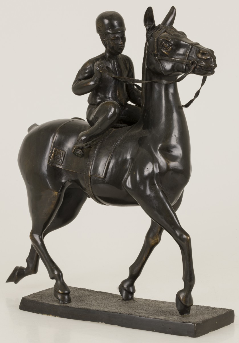 Jockey te paard