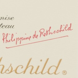 Naar Balthus (pseudoniem voor Graaf Balthasar Klossowski dr Rola (1908 - 2001)), een ontwerp voor wijnetiket Mouton Rothschild. 1993.