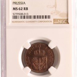 German states. Prussia. Friedrich Wilhelm IV. 3 Pfennig. 1859 A.
