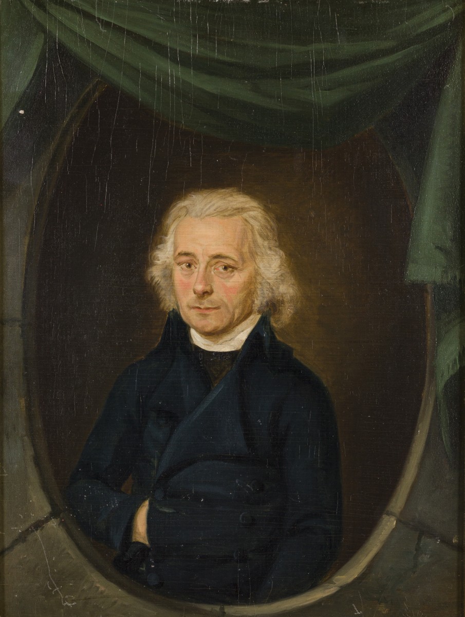 Hollandse School, ca. 1790. Portret van een heer.