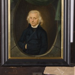 Hollandse School, ca. 1790. Portret van een heer.