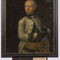 Duitse School, 18e eeuw, Portret van een officier.