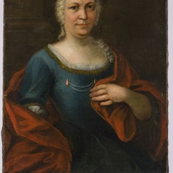 Duitse School, 18e eeuw. Portret van een dame.