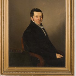 Hollandse School, ca. 1830. Portret van een rechtsgeleerde.