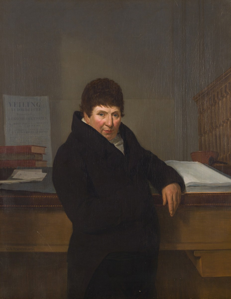 George Adam Schmidt (Dordrecht 1791 - 1844), Portret van Govert Noteman.