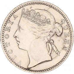 Straits Settlements. Victoria. 10 Cents. 1895.