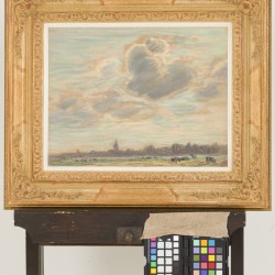 Leendert "Leo" Gestel (Woerden 1881 - 1941 Hilversum), Wolkenlucht, Blaricum.