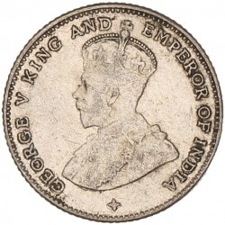 Straits Settlements. George V. 10 Cents. 1927.