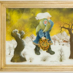 Franjo Klopotan (Kroatië 1938-2004), Op weg naar de markt.
