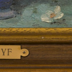 Marcel Dyf (Parijs 1899 - 1985 Bois d'Arcy, Fr.), Pioenen en Irissen in een vaas.