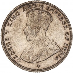 Straits Settlements. George V. 20 Cents. 1919 B.