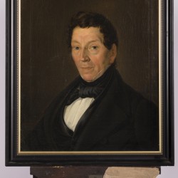 Johannes Hollander Pzn. (Oosterhout N-B 1821 - 1899), Portret van een heer.