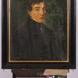 Hollandse School, 19e eeuw. Portret van een heer.