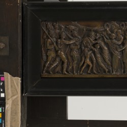 Naar een reliëf van Prof. Johannes Schilling (Mittweida 1828 – 1910 in Klotzsche, Dresden), "Das Wiedesehn", "Figurengruppe für das Nationaldenkmal auf dem Niederwald".