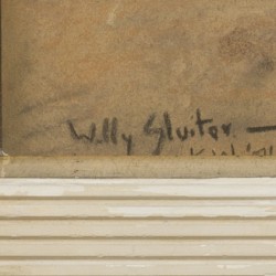 Willy Sluiter (Amersfoort 1873 - 1949 Den Haag), "Vaders thuiskomst".