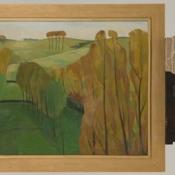 Jan de Winne (St. Amandsberg 1919 - ?), Een landschap met bomen.