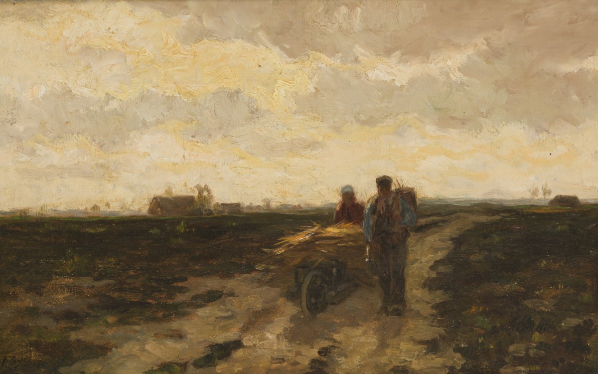 Jacques Zon (Den Haag 1872 - 1932), Op de heide.