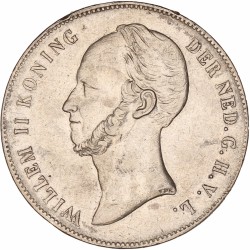 2½ Gulden. Willem II. 1849. Prachtig +.