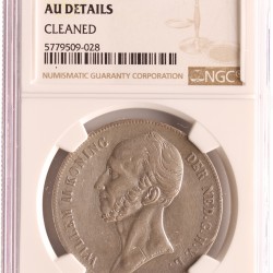 2½ Gulden. Willem II. 1842. Prachtig +.