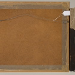 Een kavel bestaande uit een aquarel van Piet van Rhoon, en een houtsnede van Henri Wills.