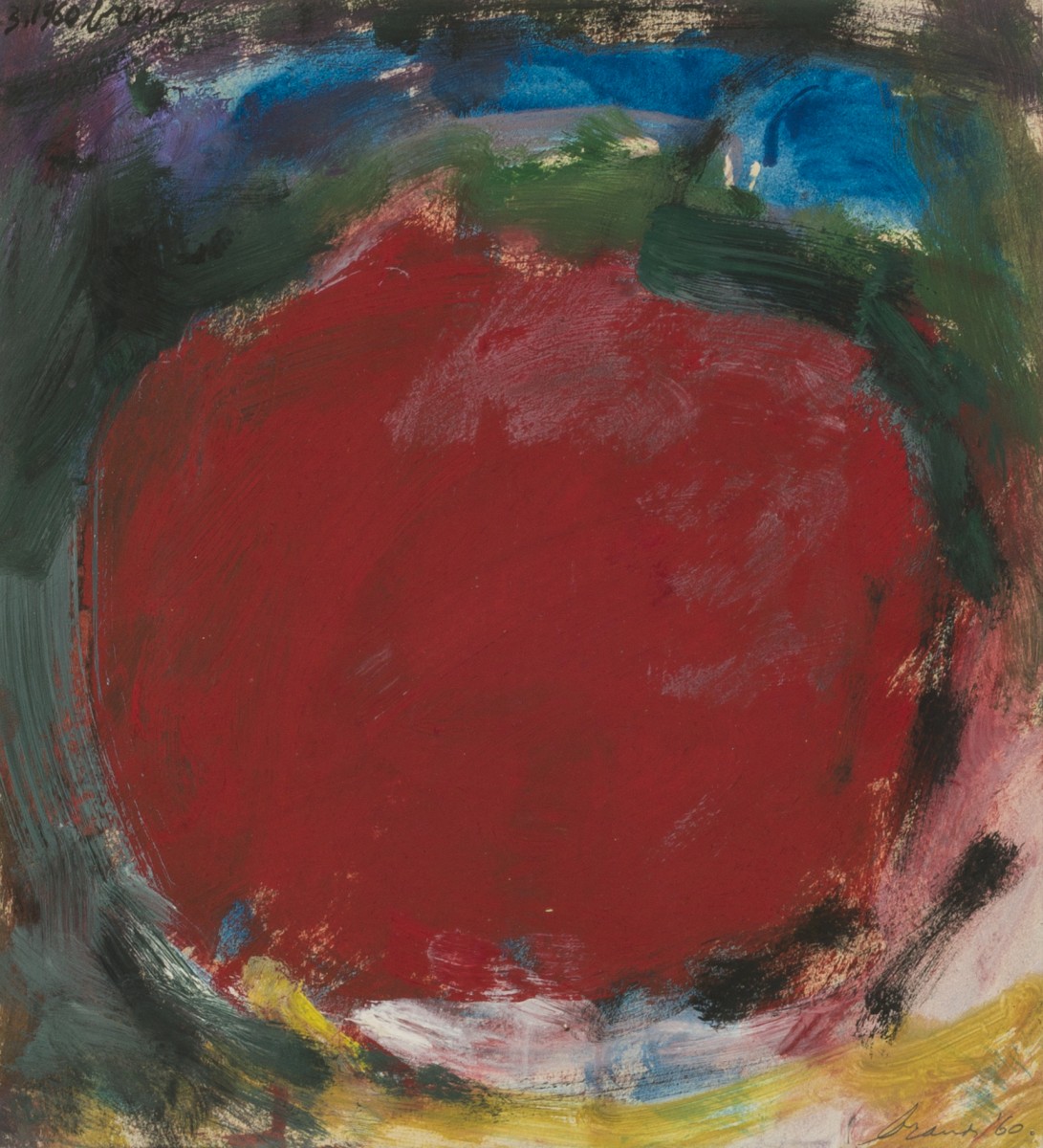 Eugenius Antonius Maria Eugène" Brands (Amsterdam 1913 - 2002), "Rode Vlek".