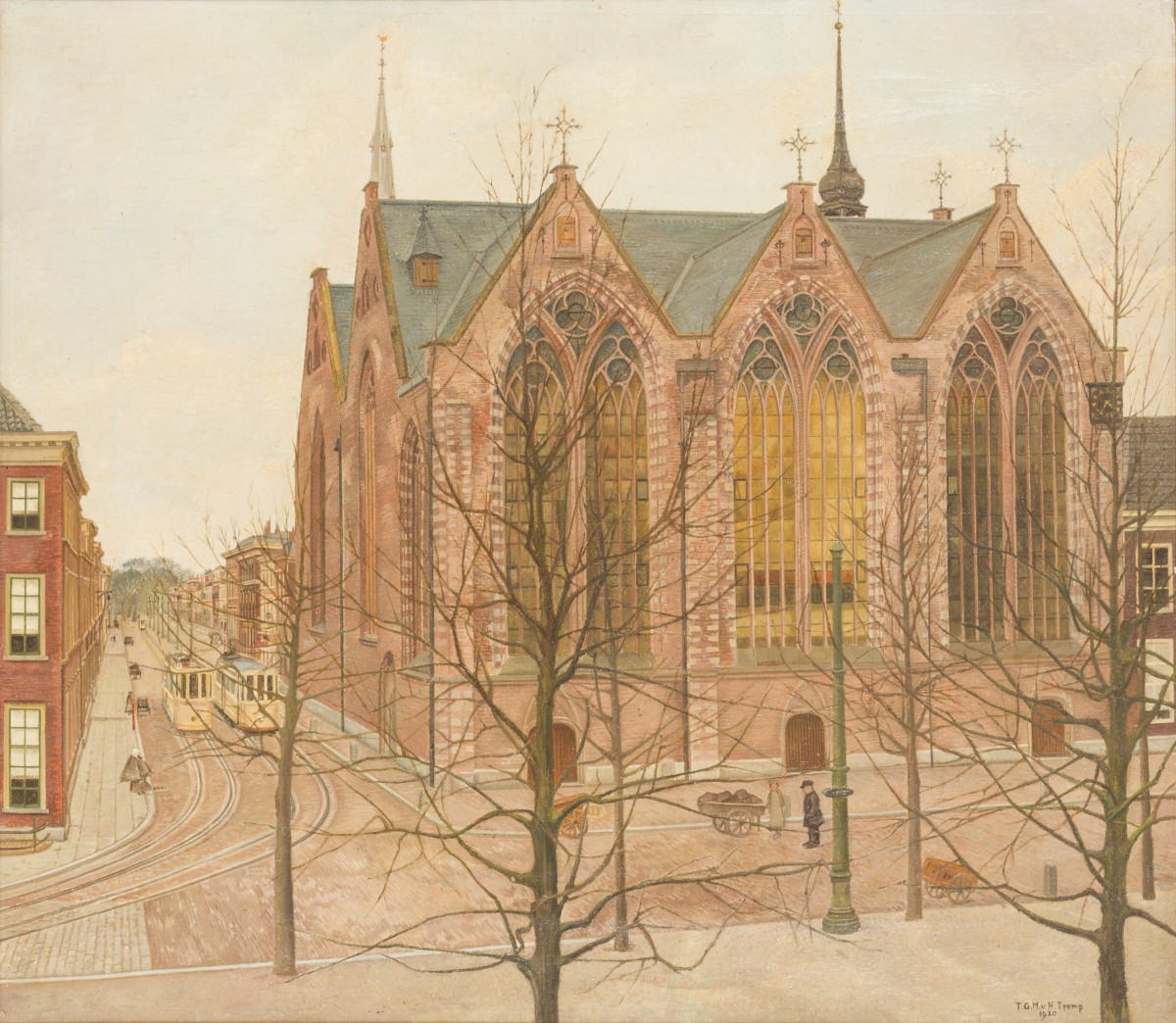 Geertruida van Hettinga Tromp (Groningen 1872 - 1962 Zwolle), De Kloosterkerk, Den Haag.