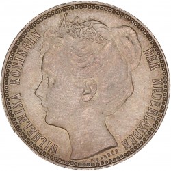 1 Gulden. Wilhelmina. 1898. FDC.