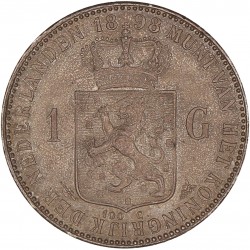 1 Gulden. Wilhelmina. 1898. FDC.