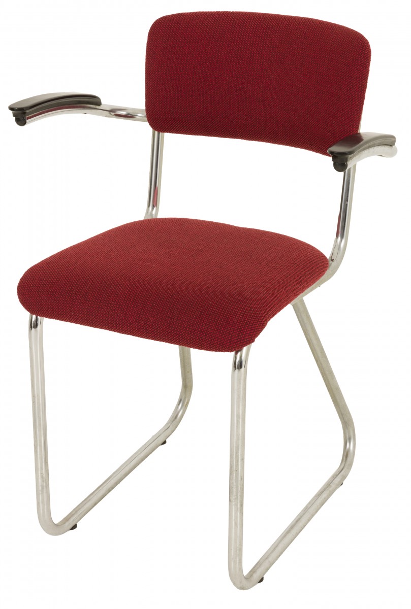 Een Gispen stoel, model: 213, Holland, mid. 20e eeuw.