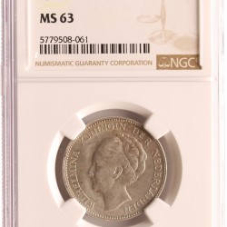 1 Gulden. Wilhelmina. 1923. FDC.